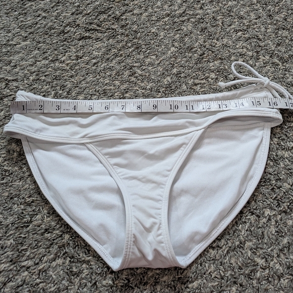 Athleta White Full Coverage Bikini Bottom M - Picture 9 of 10